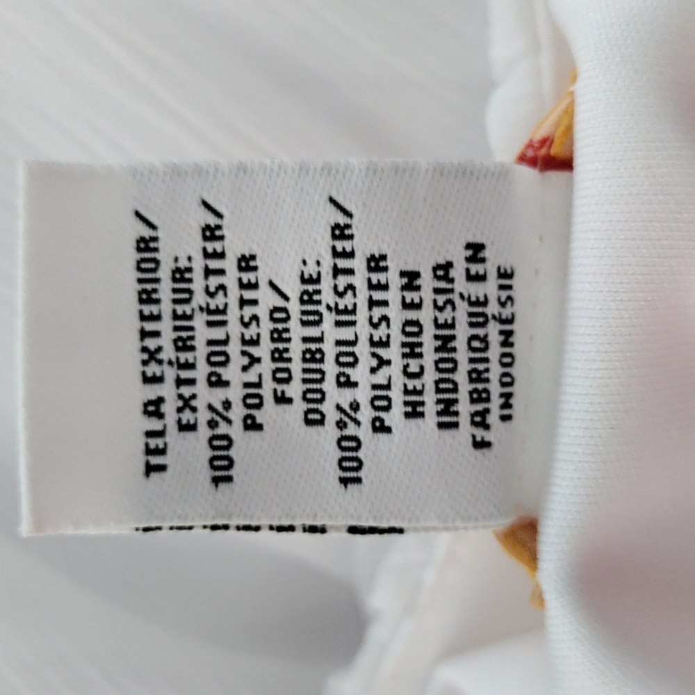 *H172 Ruby Rd white Garden Party ruffle neck blouse PXL NWT FINAL PRICE - Picture 8 of 9